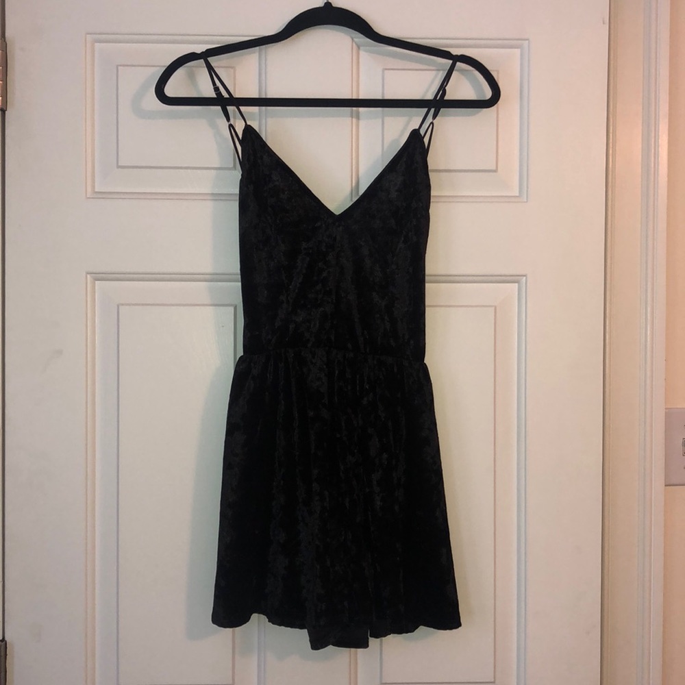 Crushed Velvet Romper